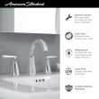 Edgemere(R) 8-Inch Widespread 2-Handle Bathroom Faucet 1.2 gpm/4.5 L/min With Lever Handles, 7018801.243