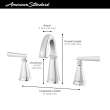 Edgemere(R) 8-Inch Widespread 2-Handle Bathroom Faucet 1.2 gpm/4.5 L/min With Lever Handles, 7018801.243