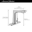 Clean IR Touchless Faucet, Battery-Powered with Above-Deck Mixing, 0.5 gpm/1.9 Lpm, 7020205.002