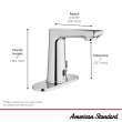 Clean IR Touchless Bathroom Faucet With Battery, 7020255.002