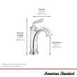Delancey(R) Single Hole Single-Handle Bathroom Faucet 1.2 gpm/4.5 L/min With Lever Handle, 7052107.002