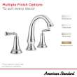 Delancey(R) 8-Inch Widespread 2-Handle Bathroom Faucet 1.2 gpm/4.5 L/min With Lever Handles, 7052807.GN0