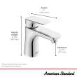Aspirations Single-Handle Petite Bathroom Faucet 1.2 gpm/4.5 L/min With Lever Handle, 7061131.295
