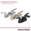 Colony(R) PRO 4-Inch Centerset 2-Handle Bathroom Faucet 1.2 gpm/4.5 Lpm With Lever Handles, 7075202.002