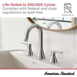 Colony(R) PRO 8-Inch Widespread 2-Handle Bathroom Faucet 1.2 gpm/4.5 L/min With Lever Handles, 7075802.002