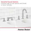 Studio(R) S 8-Inch Widespread 2-Handle Bathroom Faucet 1.2 gpm/4.5 L/min With Knob Handles, 7105821.002