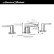 Studio(R) S Widespread Low Spout 2-Handle Bathroom Faucet 1.2 gpm/4.5 L/min With Lever Handles, 7105857.GN0