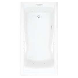 Evolution(R) 72 x 36-Inch Deep Soak(R) Drop-In Bathtub With EverClean(R) Hydromassage System, 7236VC.020