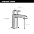 Townsend(R) Single Hole Single-Handle Bathroom Faucet 1.2 gpm/4.5 L/min With Lever Handle, 7353101.243