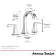 Townsend(R) 8-Inch Widespread 2-Handle Bathroom Faucet 1.2 gpm/4.5 L/min, 7353801.013