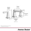 Townsend(R) 8-Inch Widespread 2-Handle Bathroom Faucet 1.2 gpm/4.5 L/min With Lever Handles, 7353841.243