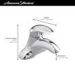 Reliant 3(R) 4-Inch Centerset Single-Handle Bathroom Faucet 1.2 gpm/4.5 L/min With Lever Handle, 7385000.002