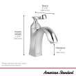 Chatfield(R) Single Hole Single-Handle Bathroom Faucet 1.2 gpm/4.5 L/min With Lever Handle, 7413101.278