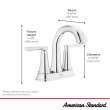 Braymer Two-Handle Centerset Bathroom Faucet, 7427201.002