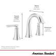 Braymer Two-Handle 8-Inch Widespread Bathroom Faucet, 7427801.243