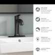 Corsham Single Hole Single-Handle Bathroom Faucet 1.2 gpm/4.5 L/min with Lever Handle, 7428101.295