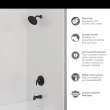 Corsham 1.8 gpm/6.8 L/min Tub and Shower Trim Kit With Water-Saving Showerhead, Double Ceramic Pressure Balance Cartridge With Lever Handle, 7428508.002