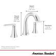 Becklow 8-Inch Widespread Bathroom Faucet, 7429801.002