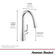 Southport Pull-Down Dual Spray Kitchen Faucet 1.8 GPM/6.8 L/min, 7441300.075
