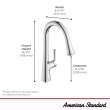 Southport Touchless Single-Handle Pull-Down Dual Spray Kitchen Faucet 1.8 GPM/6.8 L/min, 7441381.002