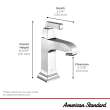 Town Square(R) S Single Hole Single-Handle Bathroom Faucet 1.2 gpm/4.5 L/min With Lever Handle, 7455107.243
