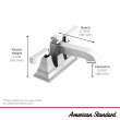 Town Square(R) S 4-Inch Centerset 2-Handle Bathroom Faucet 1.2 gpm/4.5 L/min With Lever Handles, 7455207.GN0