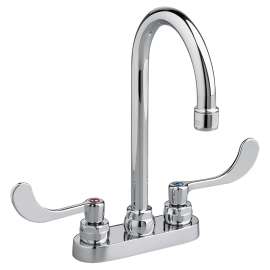 Monterrey(R) 4-Inch Centerset Gooseneck Faucet With Wrist Blade Handles 0.35 gpm/1.3 Lpm, 7500174.002