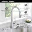 Hillsdale Single-Handle Pull-Down Dual Spray Kitchen Faucet, 7617300.243