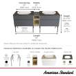 Studio(R) S Above Counter Sink Top with Center Hole Only, 7813001.478