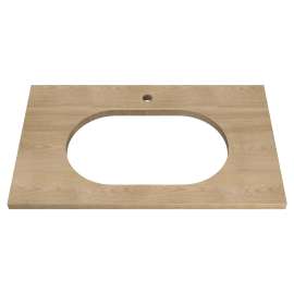 Studio(R) S Above Counter Sink Top with Center Hole Only, 7813001.478
