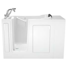2848.609.WLW As Walk In Tubs 28-In X 48-In Walk-In Whirpool Massage Bathtub With Left Hand Drain