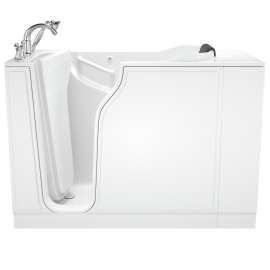 3052.609.WLW 30-in. x 52-in. Walk-In Whirlpool Massage Bathtub with Left-Hand Drain and Tub Faucet in White
