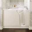 3052.609.WR-M As Walk In Tubs 30-in. x 52-in. Walk-In Whirlpool Massage Bathtub with Right-Hand Drain and Tub Faucet