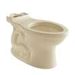 Right Height Elongated Toilet Bowl Only, in Bone