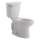 Right Height Elongated 1.28 Gpf 2-Piece Toilet, in Bone