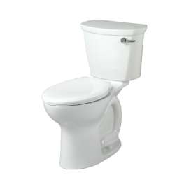 Right-Height Two-Piece 1.28 GPF Elongated Toilet with 12-in Rough-In and Right Side Trip Lever