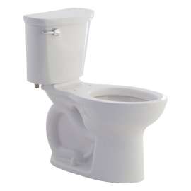 Right Height Elongated 10 Inch Rough-In 1.28 Gpf 2-Piece Toilet, in Linen