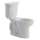Right Height Elongated 10 Inch Rough-In 1.28 Gpf 2-Piece Toilet, in Linen