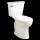 Compact Right Height Elongated 1.28 Gpf 2-Piece Toilet, in White