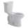 Compact Right Height Elongated 1.28 Gpf 2-Piece Toilet, in Linen