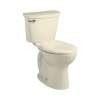 Compact Right Height Elongated 14 Inch Rough-In 1.28 Gpf 2-Piece Toilet, in Bone