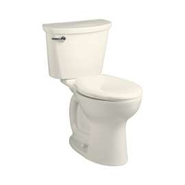 Compact Right Height Elongated 14 Inch Rough-In 1.28 Gpf 2-Piece Toilet, in Linen
