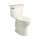 Compact Right Height Elongated 14 Inch Rough-In 1.28 Gpf 2-Piece Toilet, in Linen