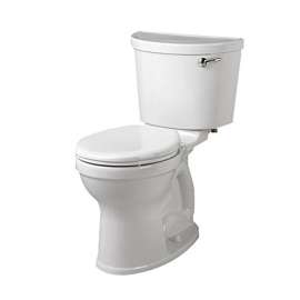 Two-Piece 1.28 GPF Elongated Toilet with 12-in Rough-In and Right Hand Trip Lever