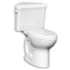 Triangle Cadet Pro Right Height Elongated Toilet without Seat in White