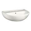 24 Pedestal Lavatory Top without Pedestal Leg with Three Faucet Holes (8 Centers) in White