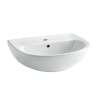 Pedestal Lavatory Top without Pedestal Leg with Single Faucet Hole in White