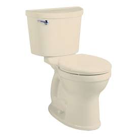 211BA004.021 Right Height Round Front 1.6 Gpf 2-Piece Toilet, in Bone