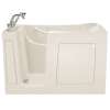 3060.509.CLL 30-in. x 60-in. Walk-In Air Spa and Whirlpool Massage Bathtub with Left-Hand Drain and Tub Faucet in Linen