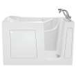 3060.509.CRW 30-in. x 60-in. Walk-In Air Spa and Whirlpool Massage Bathtub with Right-Hand Drain and Tub Faucet in White